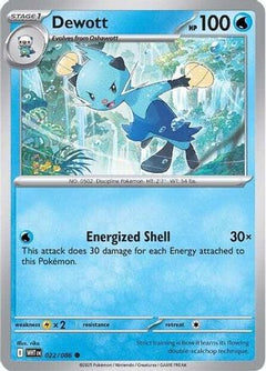 Dewott 22 - SV White Flare Reverse Holofoil-1