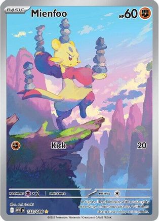 Mienfoo - 133/086 133 - SV White Flare Holofoil-1