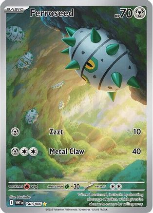 Ferroseed - 148/086 148 - SV White Flare Holofoil-1