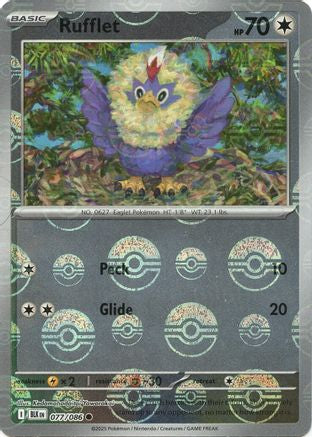 Rufflet (Poke Ball Pattern) 77 - SV Black Bolt Holofoil-1