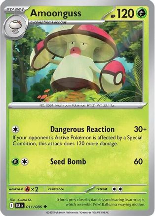 Amoonguss 11 - SV Black Bolt Reverse Holofoil-1