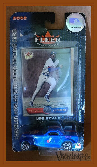 2002 White Rose – Vladimir Guerrero Diecast Car & Trading Card (UPC: 642464011699)