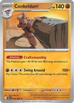 Conkeldurr 49 - SV Black Bolt Holofoil-1