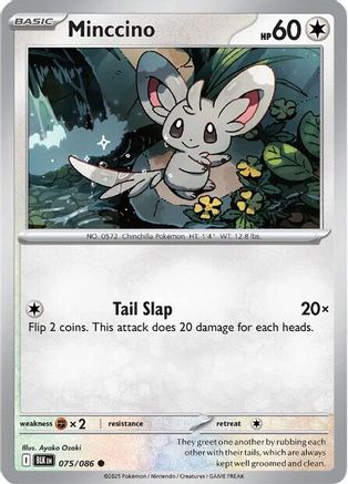 Minccino 75 - SV Black Bolt Reverse Holofoil-1
