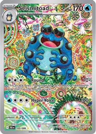 Seismitoad - 105/086 105 - SV Black Bolt Holofoil-1