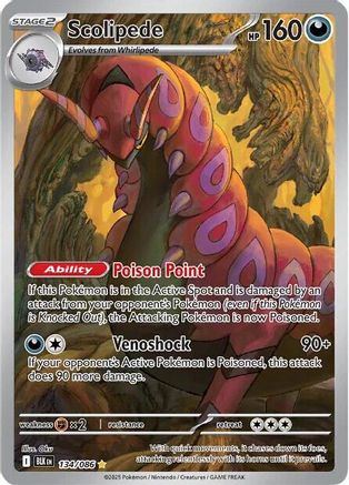 Scolipede - 134/086 134 - SV Black Bolt Holofoil-1