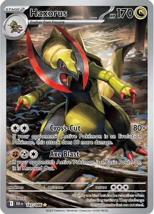 Haxorus - 147/086 147 - SV Black Bolt Holofoil-1