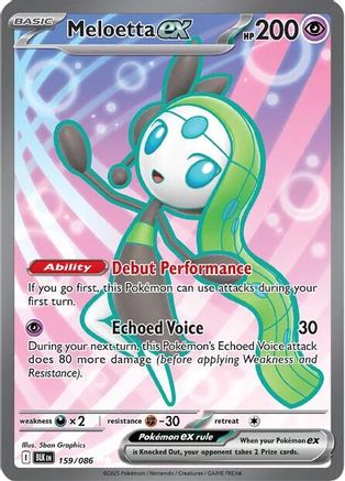 Meloetta ex - 159/086 159 - SV Black Bolt Holofoil-1