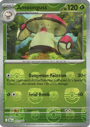 Amoonguss (Master Ball Pattern) 11 - SV Black Bolt Holofoil-1