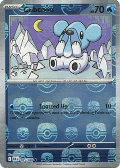 Cubchoo (Master Ball Pattern) 25 - SV Black Bolt Holofoil-1