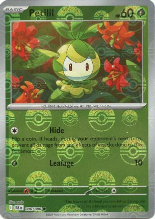 Petilil (Poke Ball Pattern) 6 - SV Black Bolt Holofoil-1