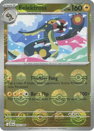 Eelektross (Poke Ball Pattern) 32 - SV Black Bolt Holofoil-1