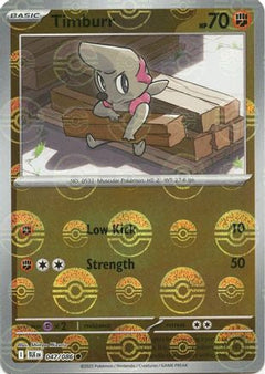Timburr (Poke Ball Pattern) 47 - SV Black Bolt Holofoil-1
