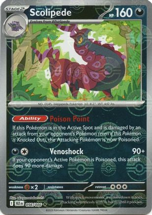 Scolipede (Poke Ball Pattern) 56 - SV Black Bolt Holofoil-1