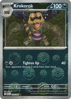 Krokorok (Poke Ball Pattern) 58 - SV Black Bolt Holofoil-1