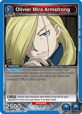 Olivier Mira Armstrong (059) (UE09BT/FMA-1-059) - UE09BT FULLMETAL ALCHEMIST Foil-1