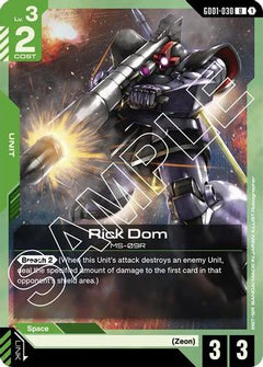 Rick Dom (GD01-030) - Newtype Rising-1