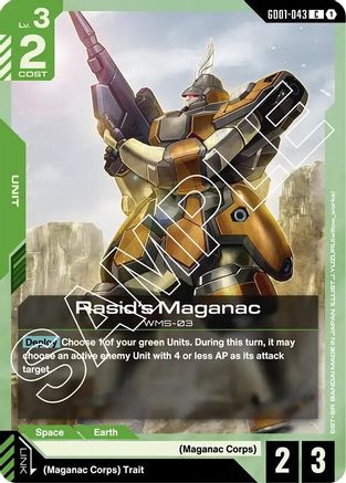 Rasid's Maganac (GD01-043) - Newtype Rising-1