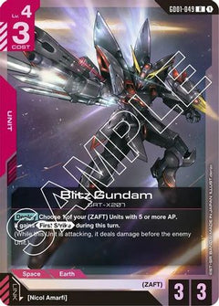 Blitz Gundam (GD01-049) - Newtype Rising Holofoil-1