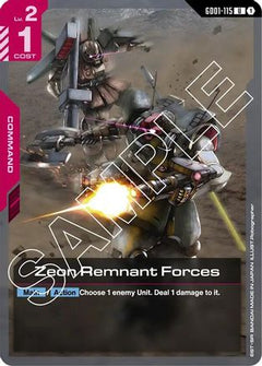 Zeon Remnant Forces (GD01-115) - Newtype Rising-1