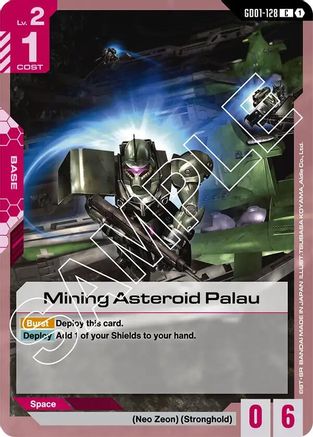 Mining Asteroid Palau (GD01-128) - Newtype Rising-1