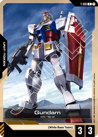 Gundam (T-001) Token (T-001) - Newtype Rising-1