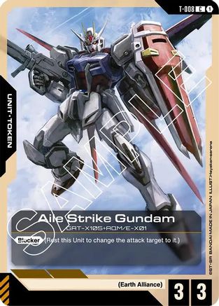 Aile Strike Gundam (T-008) Token (T-008) - Newtype Rising-1