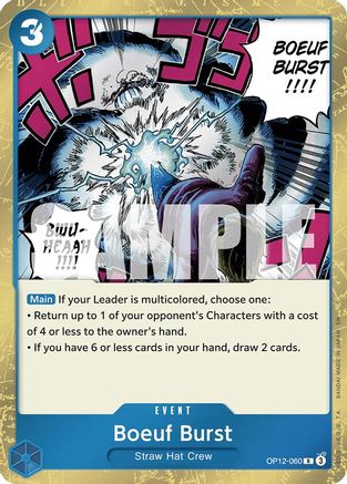 Boeuf Burst (OP12-060) - Legacy of the Master Foil-1