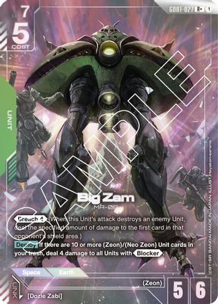 Big Zam (R+) (GD01-027) - Newtype Rising Holofoil-1