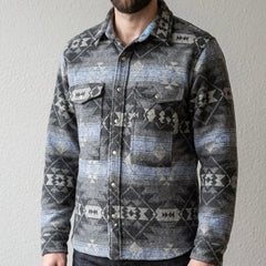Grey and Blue Grand Canyon Jacket (unisex)-2