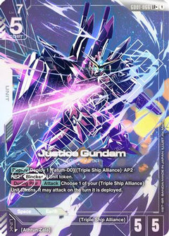 Justice Gundam (LR+) (GD01-066) - Newtype Rising Holofoil-1