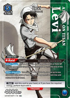 Levi (R*) (UE10ST/AOT-1-110) - UE10ST Attack on Titan Starter Deck Foil-1