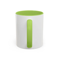 If I'm Quiet Smiling Back Away Slowly Mug | Accent Coffee Mug, Black Handle-33