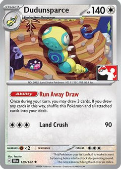 Dudunsparce 129 - Prize Pack Series Cards Holofoil-1
