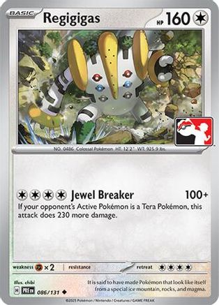 Regigigas - 086/131 86 - Prize Pack Series Cards-1