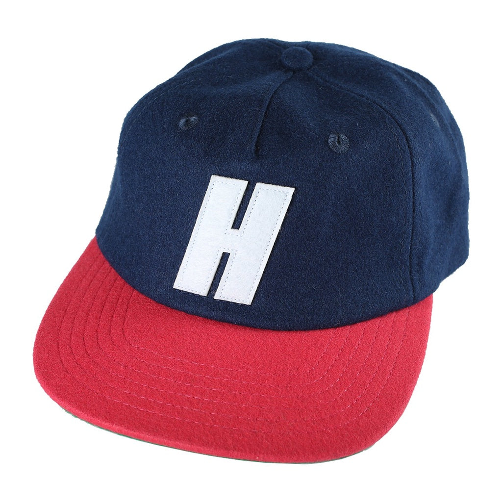 Hopps 'Big H' Wool Snapback Cap - Blue/Red-1