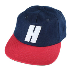 Hopps 'Big H' Wool Snapback Cap - Blue/Red-1