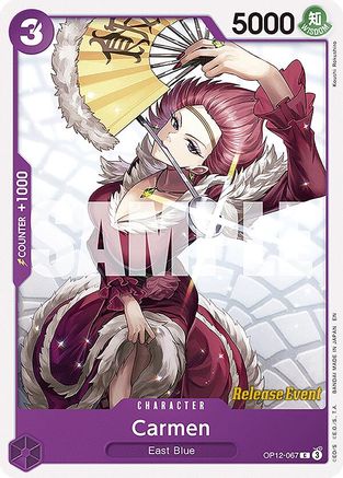 Carmen (OP12-067) - Legacy of the Master Release Event Cards-1