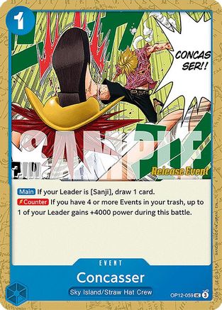 Concasser (OP12-059) - Legacy of the Master Release Event Cards-1