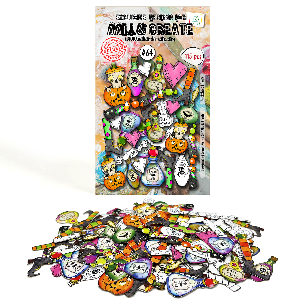 AALL and Create - Ephemera Die-Cuts - Tricksters Elixirs-1