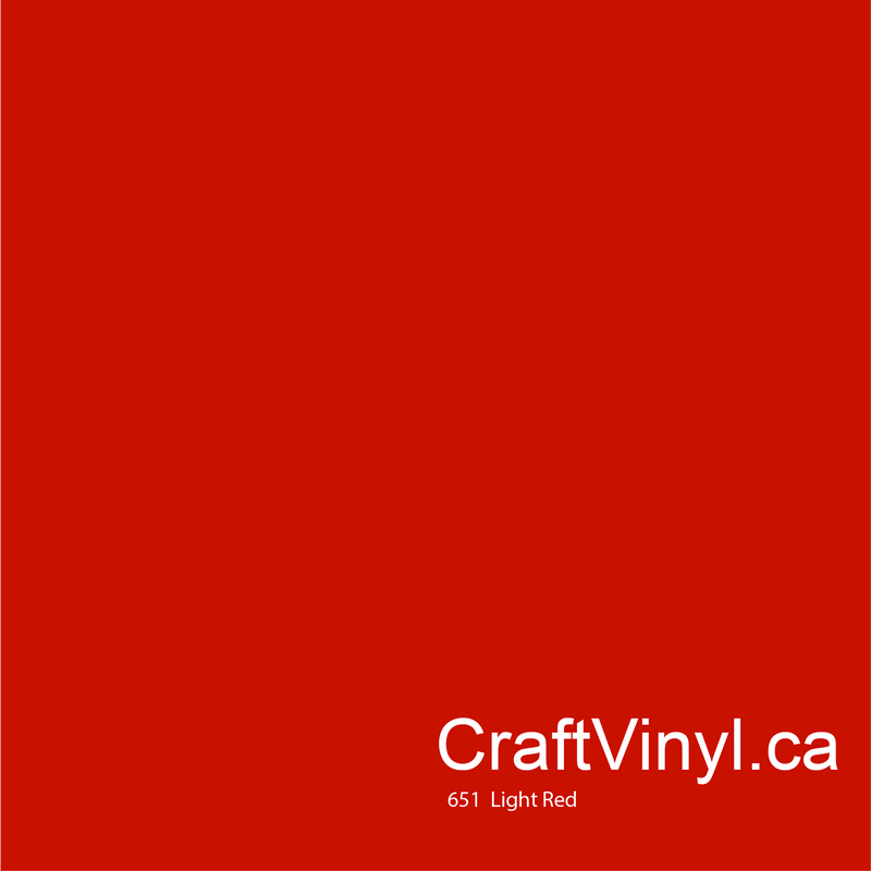 Oracal 651 Glossy Light Red #032sheets and rolls-2