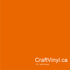 Oracal 651 Glossy Light Orange #036 sheets and rolls-1