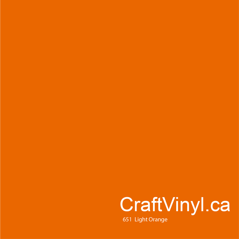 Oracal 651 Glossy Light Orange #036 sheets and rolls-1