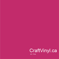 Oracal 651 Glossy Pink Vinyl #041 sheets and rolls-3