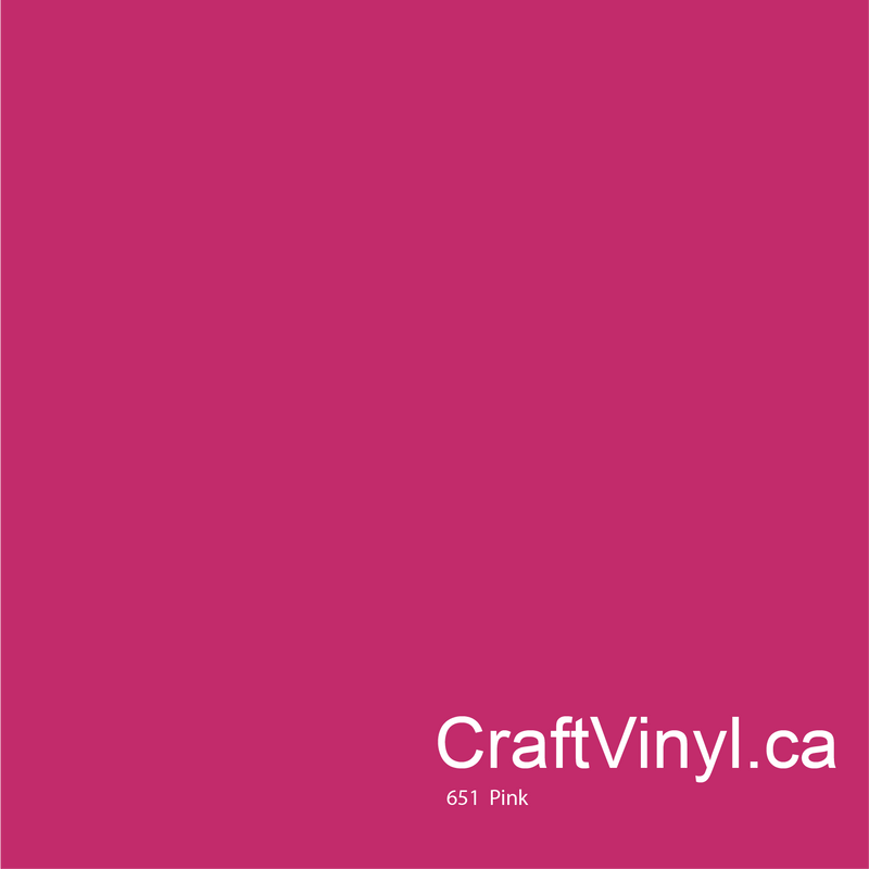Oracal 651 Glossy Pink Vinyl #041 sheets and rolls-3
