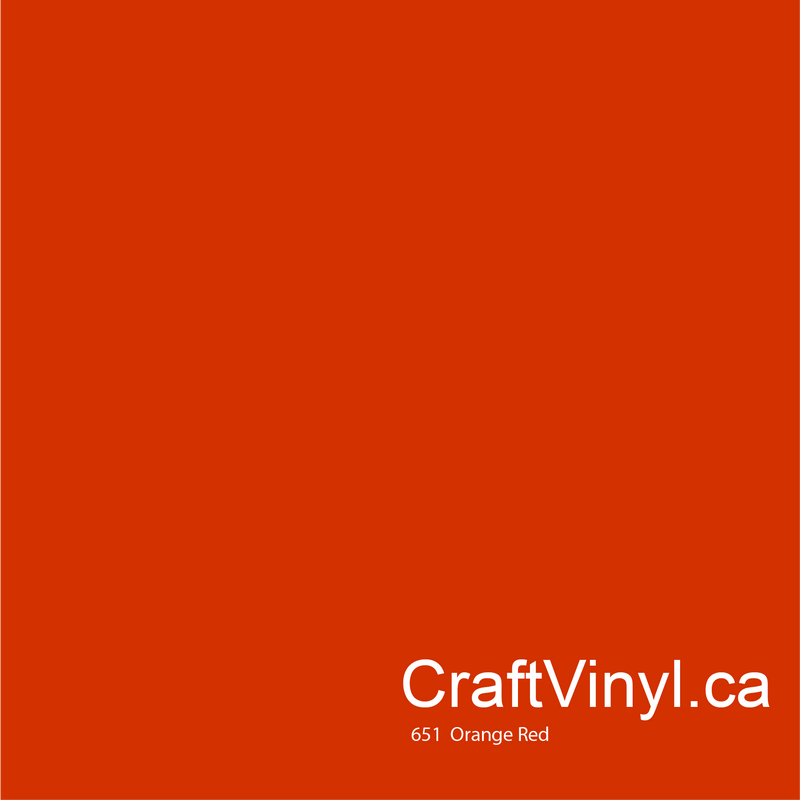 Oracal 651 Glossy Orange Red #047sheets and rolls-2