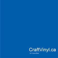 Oracal 651 Glossy Azure Blue Vinyl #052 sheets and rolls-2