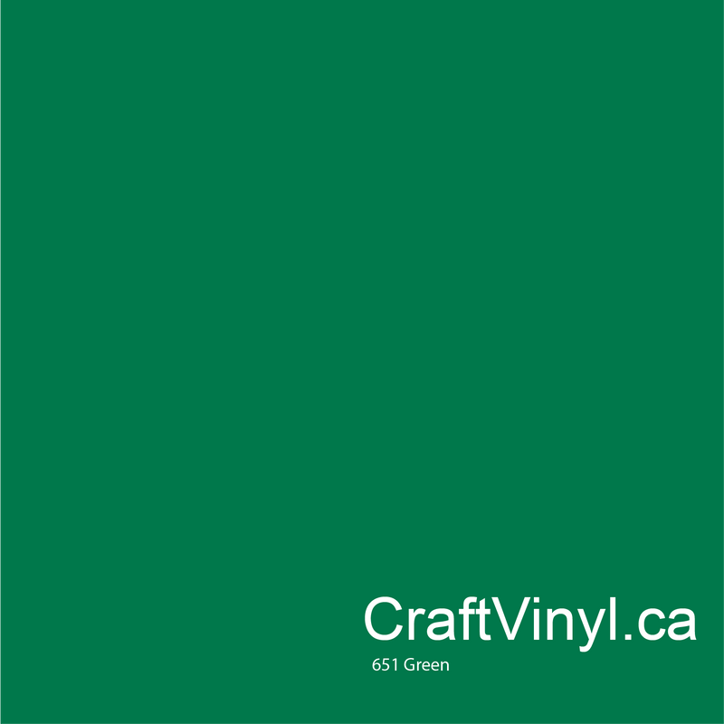 Oracal 651 Gloss Green Vinyl Sheets #061 sheets and rolls-1