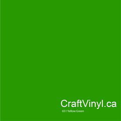 Oracal 651 Glossy Yellow Green Vinyl #064 sheets and rolls-2