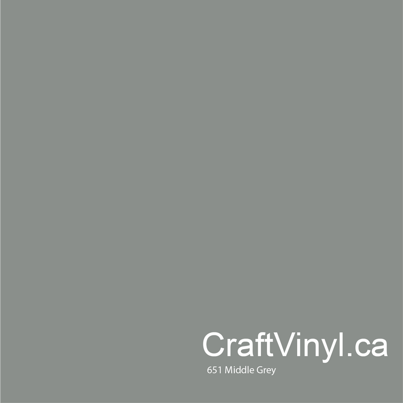 Oracal 651 Glossy Middle Grey Vinyl #074 sheets and rolls-1
